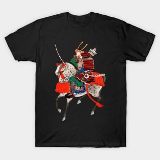 Samurai Warrior Japanese Vintage Style T-Shirt